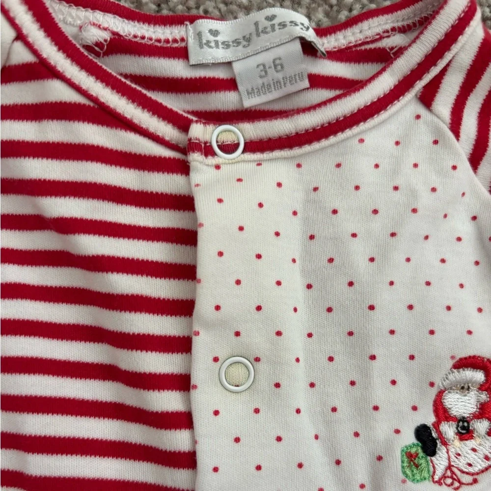 Kissy Kissy Christmas Long Romper - Picture 2 of 4